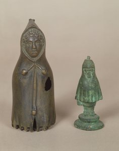 Telesforos két figurája (bronz)